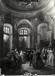 Danza in un padiglione, c.1719-23